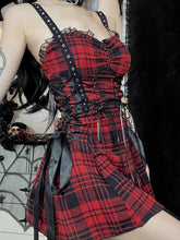 Vintage Gothic Corset Short Dress