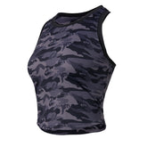Camo Slim Fit Women’s Sports & Fitness Top