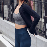 Yoga Workout Women’s Long Sleeve Zipper Jacket