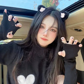 Horquillas con orejas de peluche