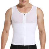 Men's Zip Front Compression Tank Top