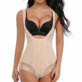 Open Bust Lace Bodysuit