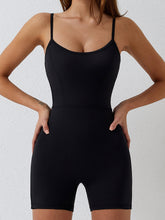Strappy Open Back Butt Lifting Romper