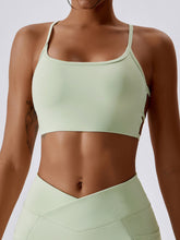 Sujetador de yoga con espalda cruzada y tiras Air Cloud