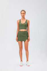 Conjunto de falda de tenis para uso diario: sencillo