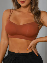 Sujetador sin costuras, inalámbrico, extraíble, acolchado, suave, para uso diario, yoga, sueño, ocio