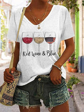 Camiseta de vino tinto