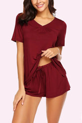 Conjunto de pijama de manga corta con pantalones cortos Avidlove, ropa de dormir, pijamas tallas S a XXL