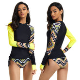 Traje de baño de dos piezas con camiseta Rash Guards