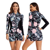 Traje de baño de una pieza con protección UV y rashguard