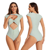 Cap Sleeve Surfing Swimsuits Bathing Suit