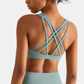 Rückenfreier Crisscross-Yoga-BH