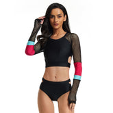 Trajes de baño de manga larga con protección contra erupciones