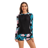 Langärmlige Schwimmshirts mit Unterteil für Damen