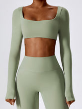 Air Cloud Freedom Langarm-Sport-Crop