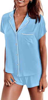 Conjunto de pijama con pantalones cortos