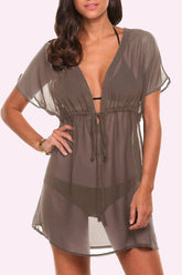 Trajes de baño Avidlove para cubrirse, para bikini, cárdigan, gasa, kimono, transparente, para playa