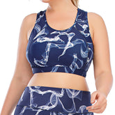 Blaue Sportoberteile für Übergrößen