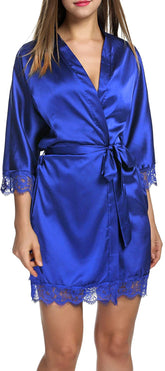 Short Satin Robes
