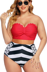 Avidlove Badeanzug für hoch taillierte Bikinis mit Bauchkontrolle, 2-teilig, Bademode, Badeanzüge, S–4XL