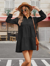 Vestido de muñeca bebé con capas