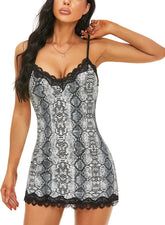 Avidlove Nachtwäsche Chemise Dessous Baumwolle Nachthemden für Frauen