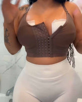 Sujetador quirúrgico personalizado con tirantes finos