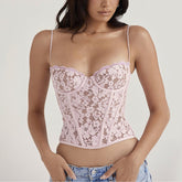 Rose Lace Corset