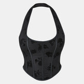 Top corsé con escote halter - Agatha