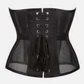 Corsé moldeador de cintura bajo el busto de malla - Ámbar