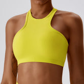 Camiseta sin mangas de entrenamiento con cuello halter