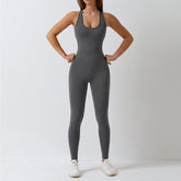 Yoga-Jumpsuit mit Cut-Out