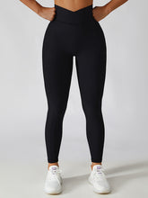 Live In – Gerippte Leggings mit überkreuzten Taschen