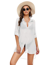 Cover Up Button Down Bikini Strandmode