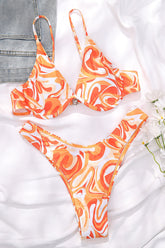 Burnt Orange – Horizons – Bralette-Bikinioberteil mit Bügel