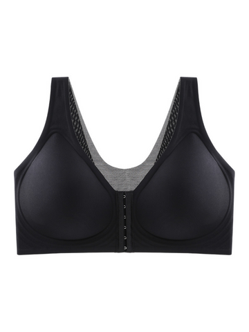 Front Closure No Steel Ring Push-up Side Breast Anti-sagging Seamless Bra