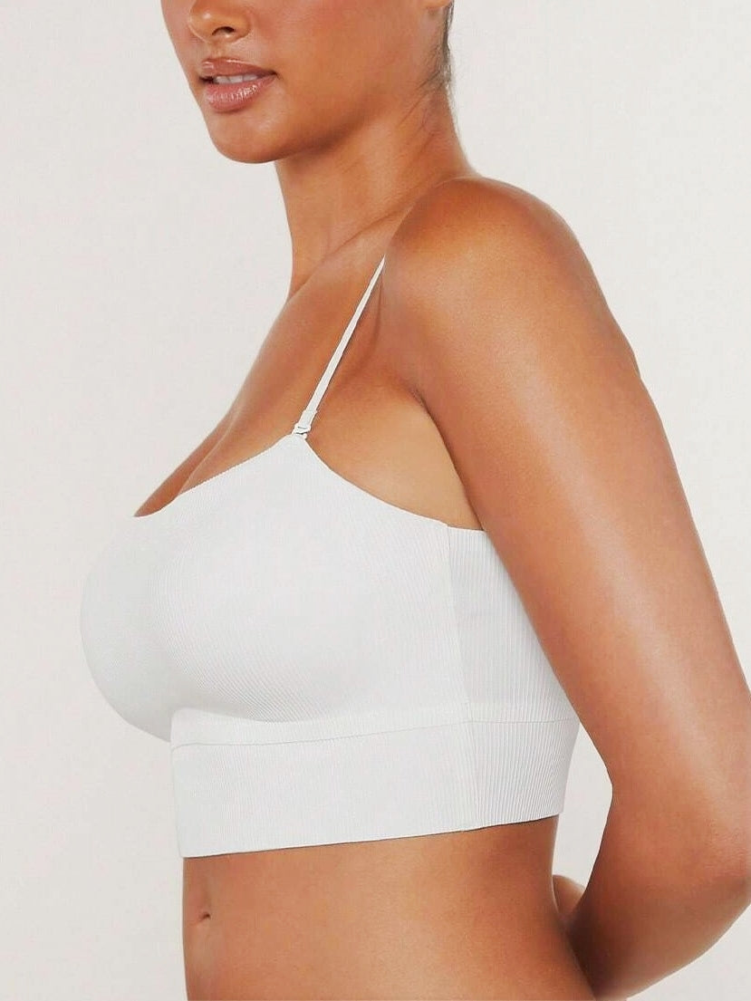 Wireless Lounge Bra White