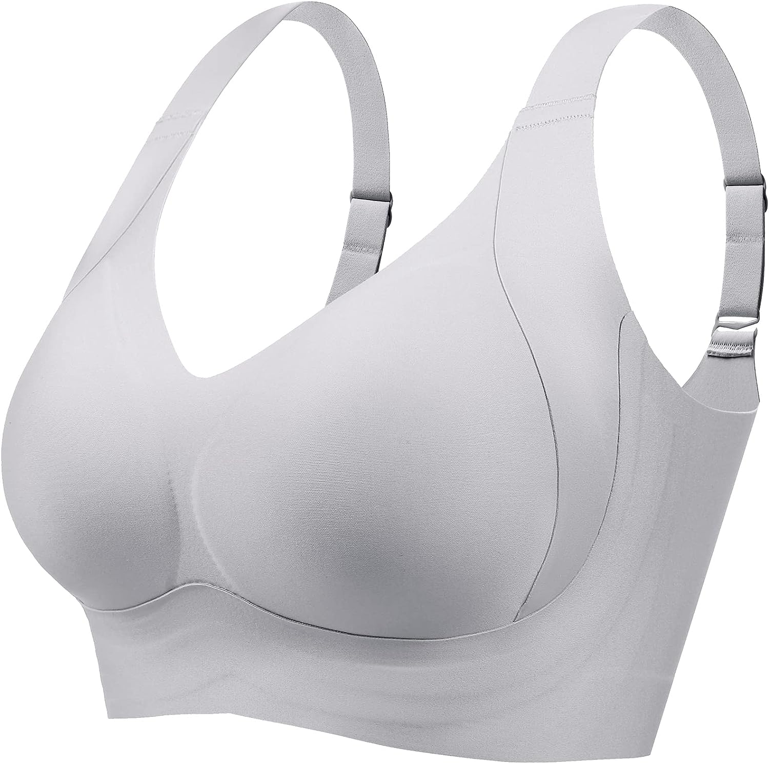 Plus Size Wireless Shaper Bra Violet