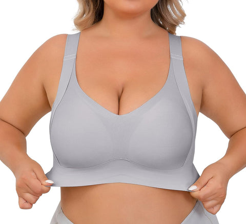 Plus Size Bügelloser Shaper-BH Violett