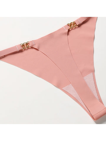 Women's Seamless Invisible Thong Panties