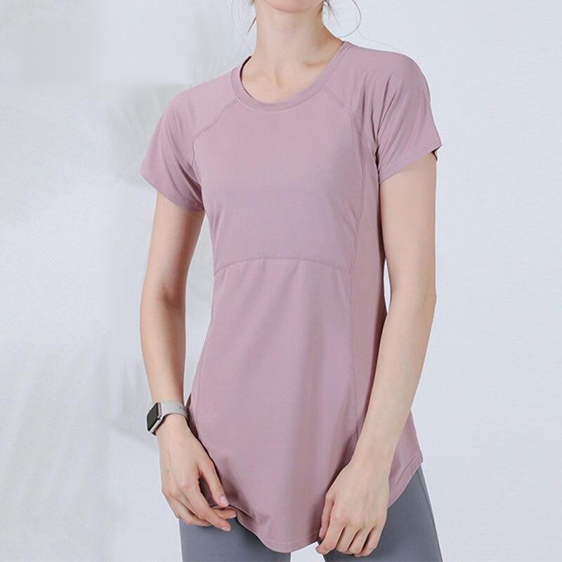 Camiseta transpirable de yoga y entrenamiento para mujer