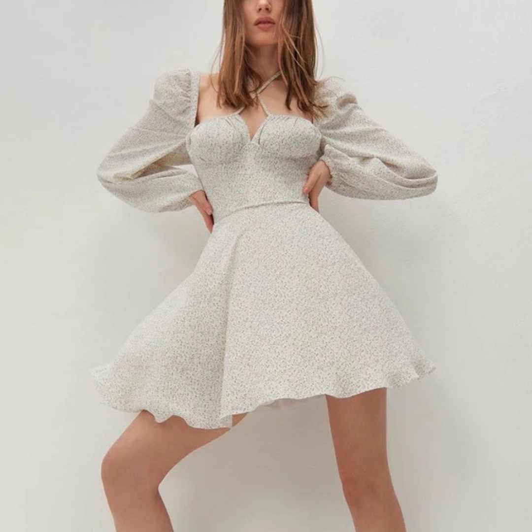 Susie - Floral Print Mini Dress