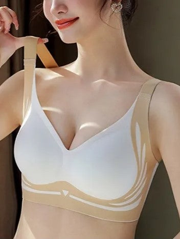 Soft Support Push-up Side Breasts Anti-sagging Sports Seamless Bra