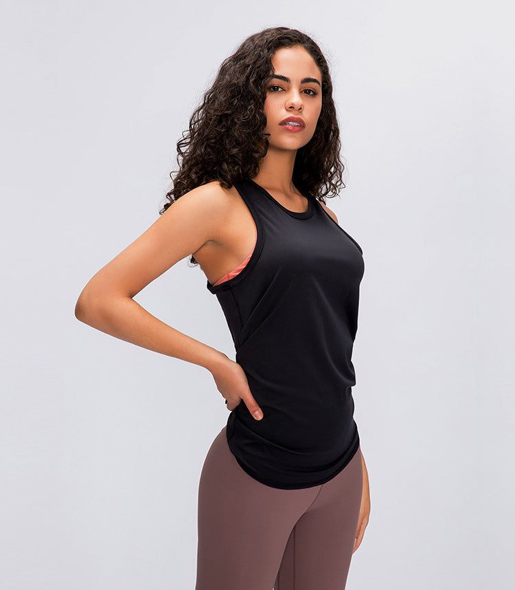 Sexy Back Open Loose Fit Women’s Yoga Fitness Top