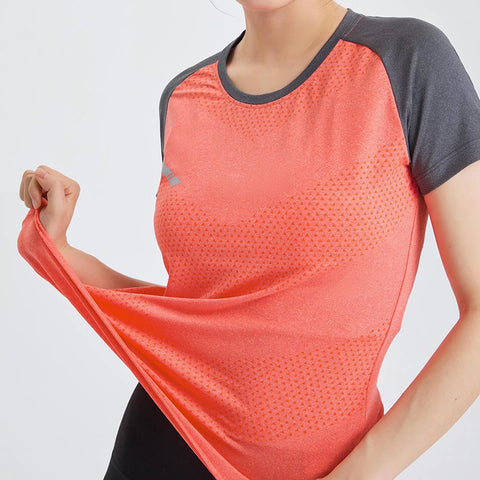 Camiseta deportiva y fitness antiadherente Icy para mujer