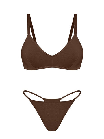 Comfortable Wireless Tank Top Bra Set Peru