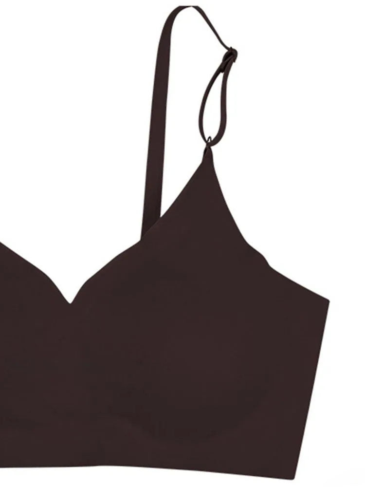 Low Back Seamless Push-up Wireless Bra