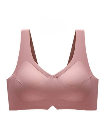 Sports Comfort One-piece Lift Seamless Wireless Push-up Bra