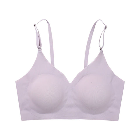 Low Back Seamless Push-up Wireless Bra