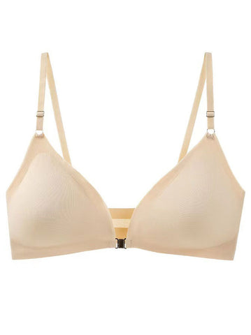 Seamless Soft Support Front Closure Wireless Comfortable Bra